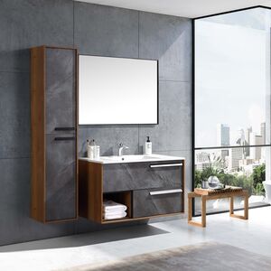 SIDE CABINET STONE 160X32X35CM CHAR&MICA SIDE CABINET STONE 160X32X35CM CHAR&MICA